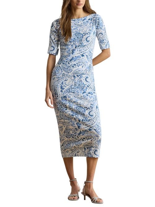 abito donna mhnize in fantasia azzurro Ralph Lauren | 200B22023001